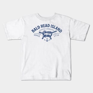 Bald Head Island, NC Beach Knot Summer Vacation Kids T-Shirt